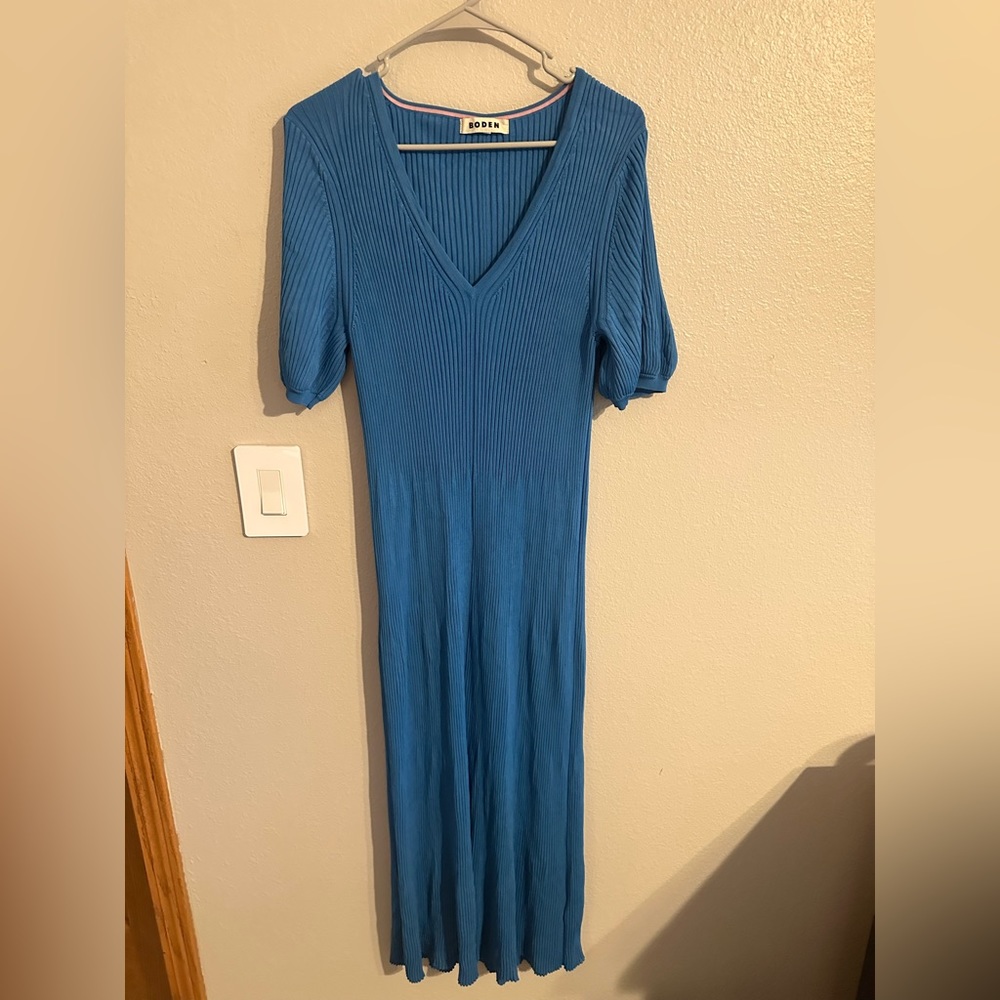 Boden Empire knitted midi dress 20/22